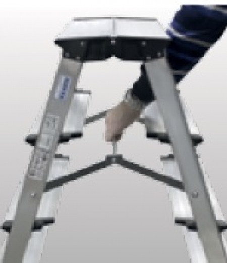 KRAUSE Treppo двусторонняя складная подставка 2X4 шир. ступ. (арт. 126047)
