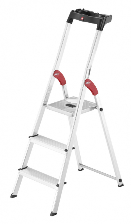 Стремянка алюминиевая Hailo L60 3 ступени EasyClix