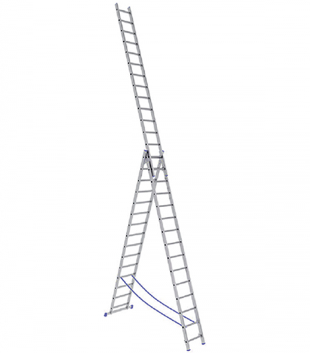 STAIRS Универсальная трехсекционная лестница 3х14 ступ. (арт. AL314)