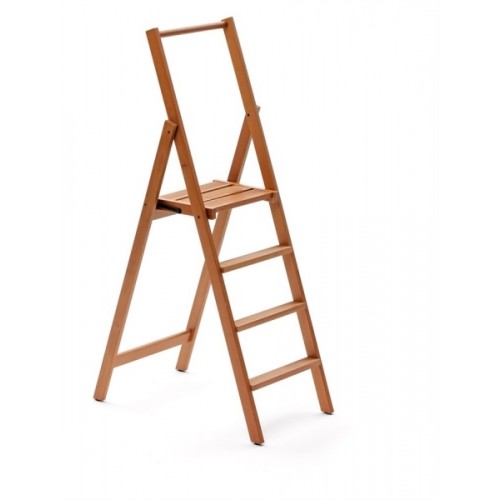 Деревянная стремянка Kimora 4 ступ, вишня (арт. 180/4V)