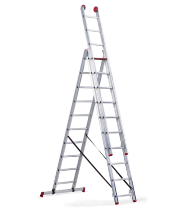 ALTREX All Round Лестница трехсекционная комбинированая 3Х10 ступ. (арт. 108510)
