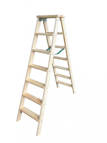 Деревянная стремянка Балчуг 2Х7 Wide