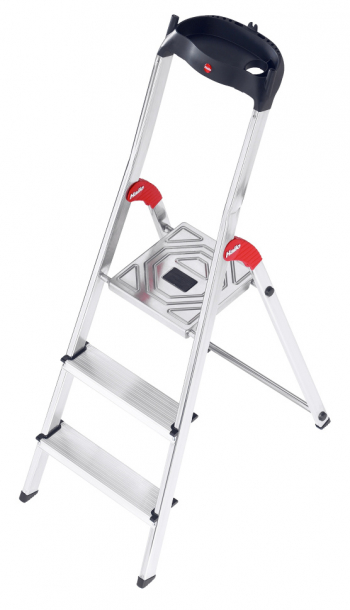 Стремянка алюминиевая Hailo L60 3 ступени EasyClix