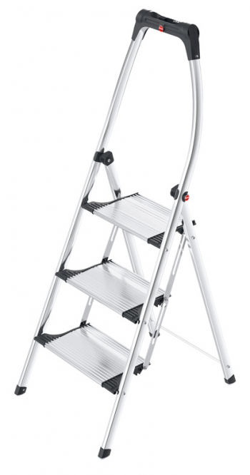 Стремянка алюминиевая Hailo K100 3 ступени TopLine