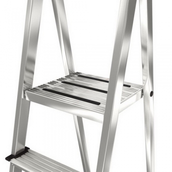 KRAUSE Safety Алюминиевая стремянка с большой полкой 5 ступ. (арт. 128959)